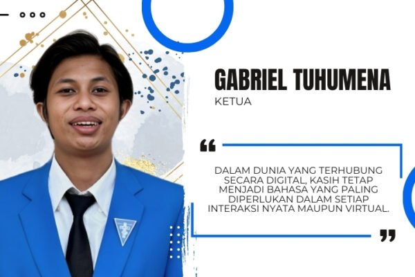 Potret Ketua Gerakan Pemuda GPIB Kinasih: Seorang pemuda berdiri dengan penuh semangat, menggambarkan kepemimpinan dan dedikasi dalam memimpin GP untuk pertumbuhan rohani dan pelayanan yang berarti.